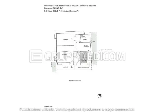 Abitazione di tipo civile in Via Luigi Gamba, 24035 Curno BG, Italia - 1